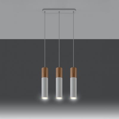 Lampa wisząca PABLO 3L biała (SL.0630)